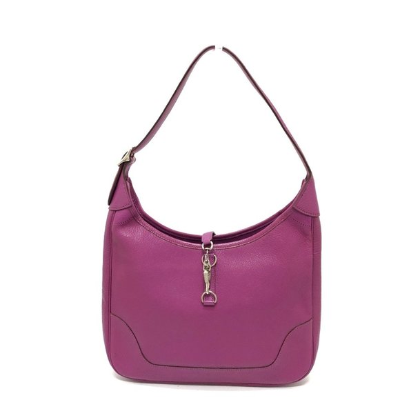 HERMES Purple Shoulder Bag - Picture 1 of 16